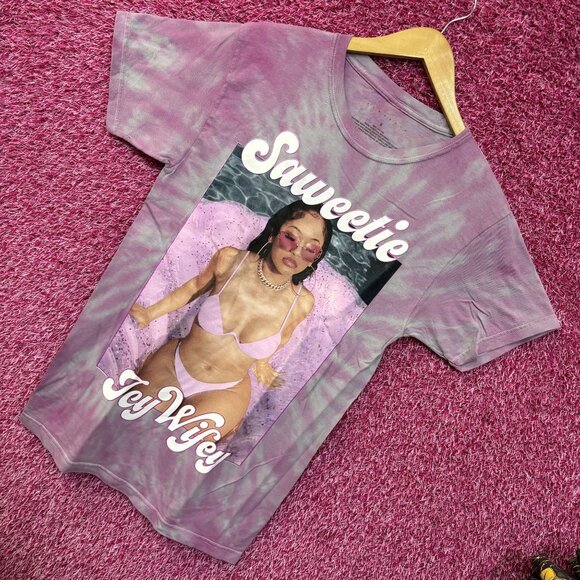 Saweetie Icy Wifey tiedye size small - Picture 3 of 4